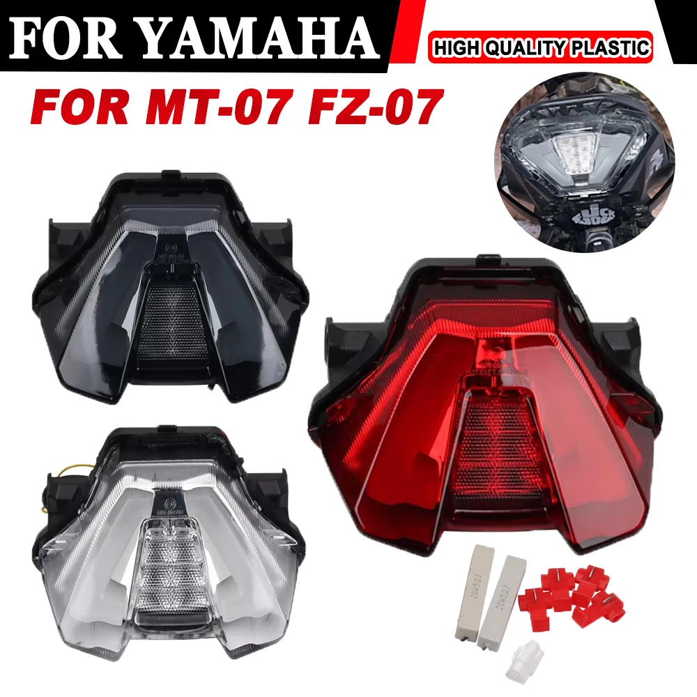 MT07 LED TailLight Waterproof Rear Brake Lamp Replacement Parts For YAMAHA MT 07 MT-07 FZ07 2021 - 2023 Motorcycle Accessories