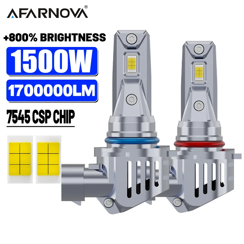 

H7 LED Headlight Bulb Mini Wireless 2500W 1700000LM 6000K for Car Headlamp Auto Lamps H11 9005 9006 H11 H1 H4 Turbo Led 12V