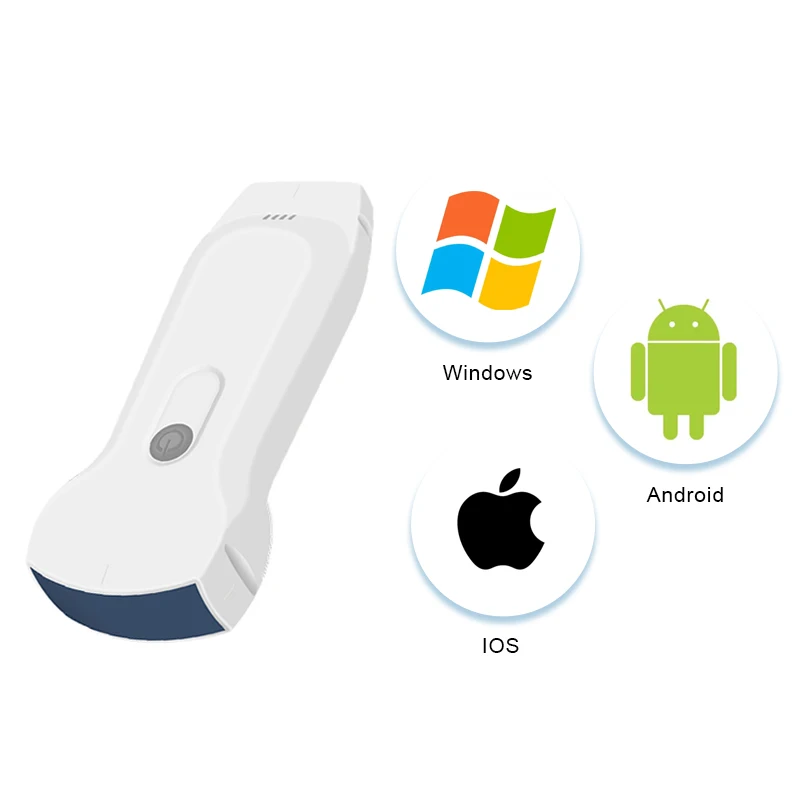 Konted C10RL 3-in-1 Probe Wireless Ultrasound Scanner Handheld for iOS Android Windows CE MDR Certified