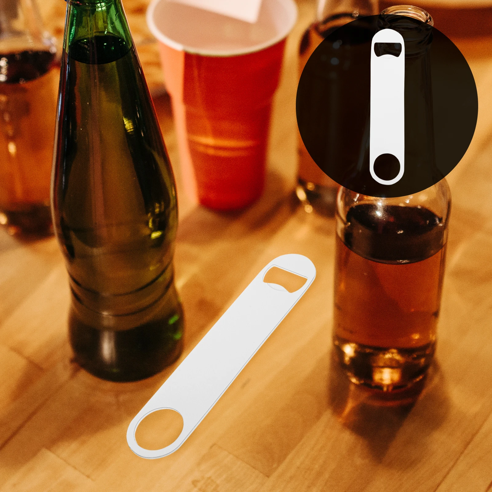 

7 Inch Stainless Steel Beer Bottle Opener Manual Beverage Soda Tool Party Gadget Metal Drink Accessory Dye Sublimation