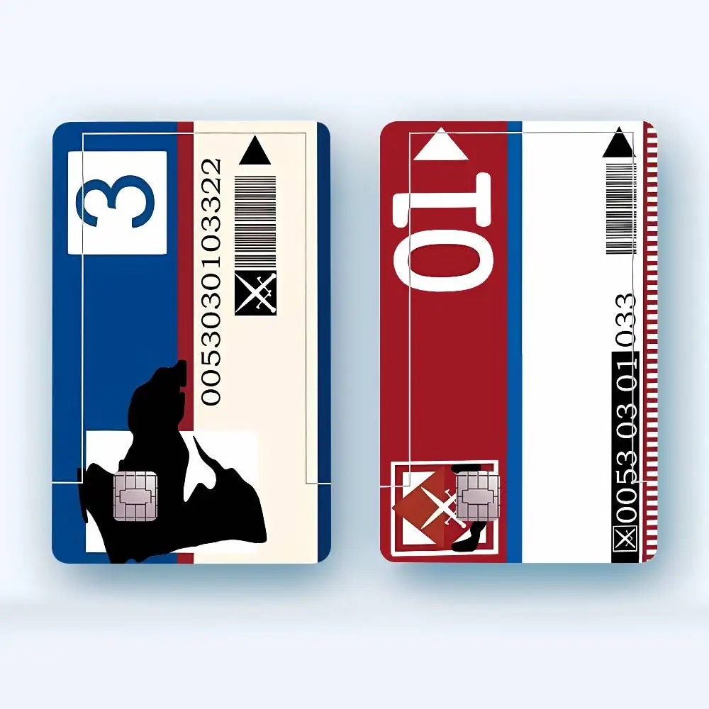 لعبة A-ارينا B-breakouts I-infinites ملصقات بطاقات ديكور مقاوم للماء فيلم غطاء الجلد الخصم الائتماني الجبهة البنك حافلة تمرير