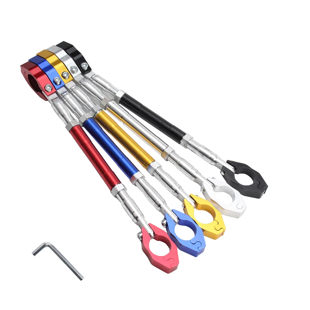 Motorcycle Handlebar Handle Grip Adjustable Crossbar Balance Bracket Regulator Steering Wheel Reinforcing 22mm Replacement image 5