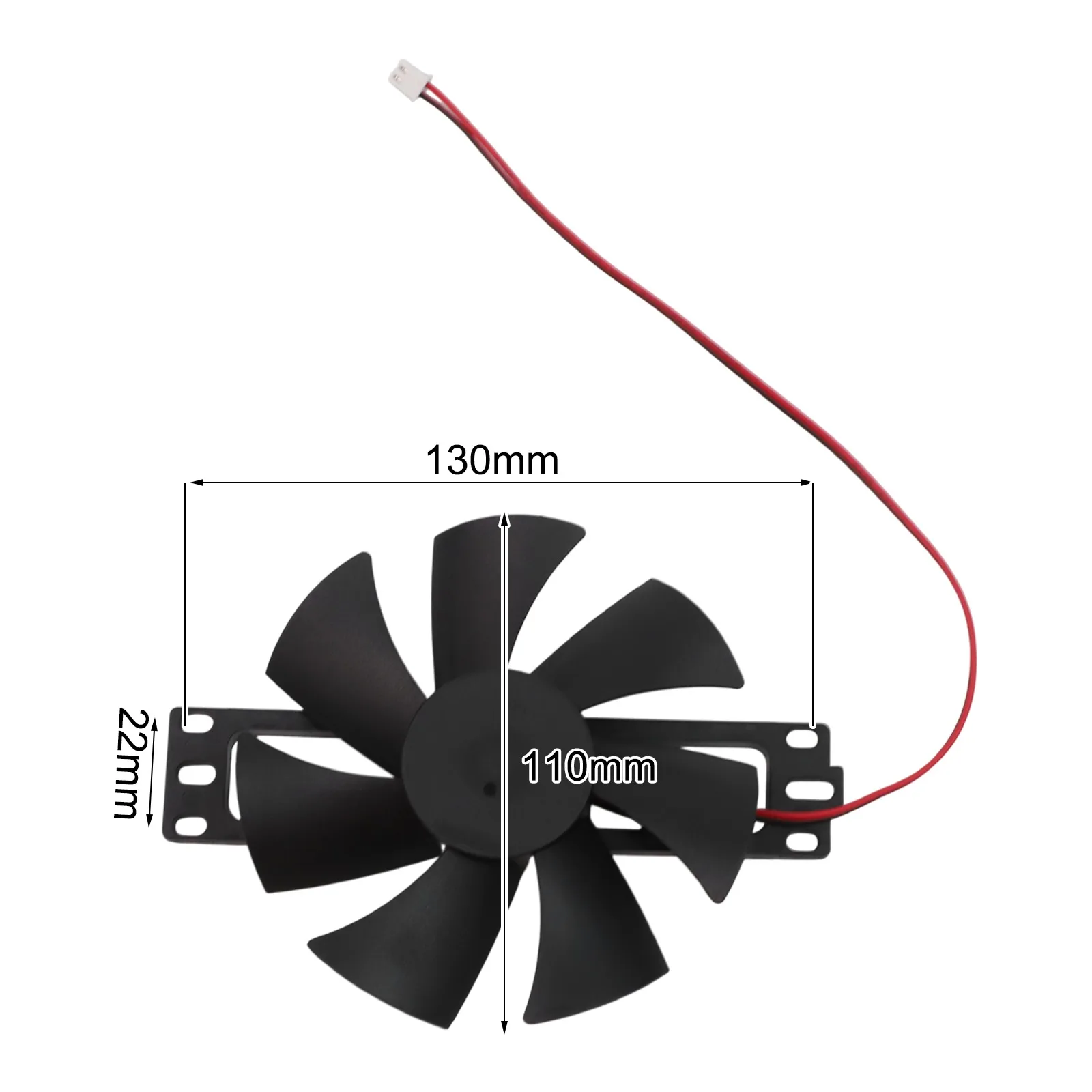 New Induction Cooker Cooling Fan DC18V Plastic Seven Blade Brushless Cooling Fan Kitchen Appliance Induction Cooker Parts