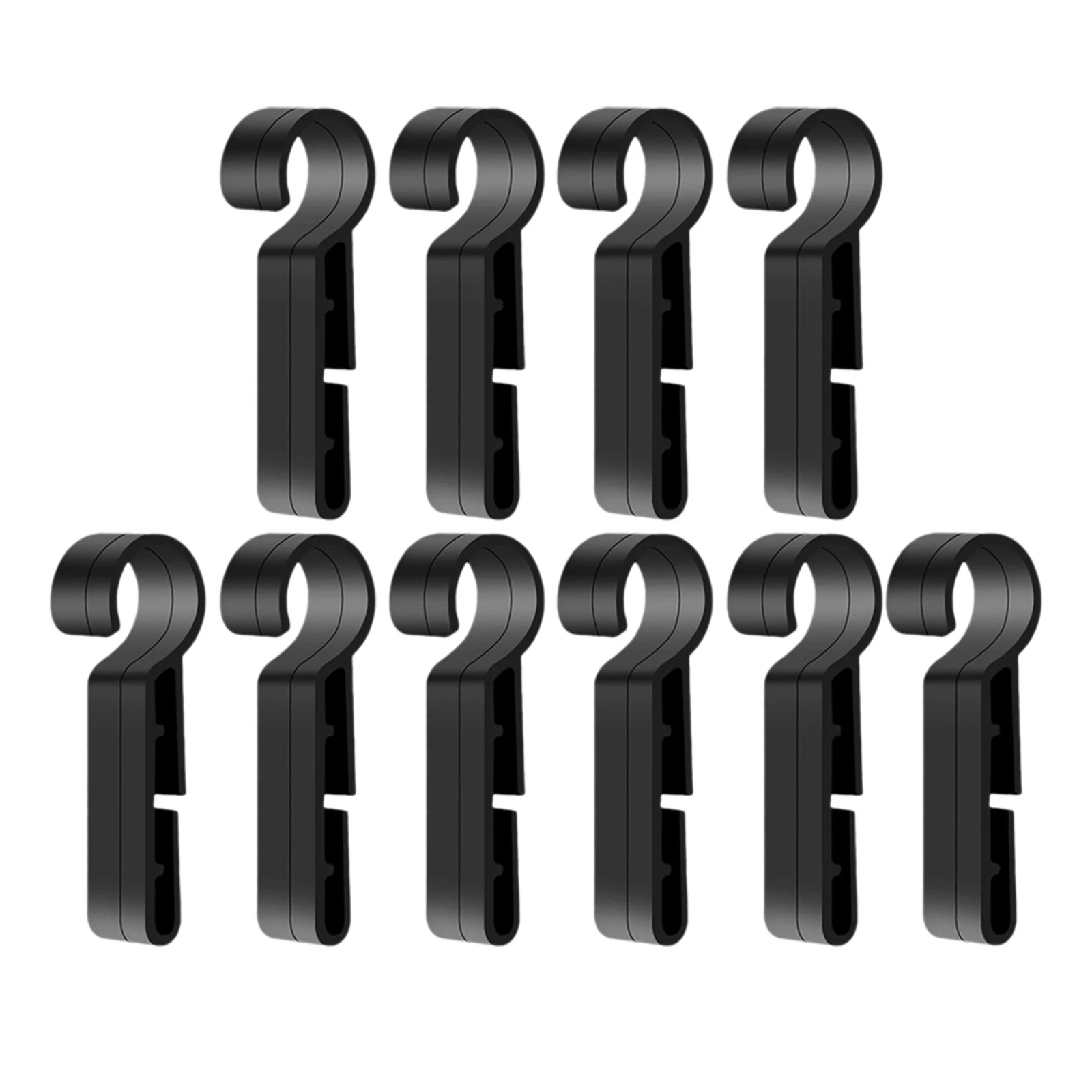 مشابك تثبيت على شكل قبعة صلبة مكونة من 4 قطع من البلاستيك المتين لمصباح المصباح الأمامي الآمن #5