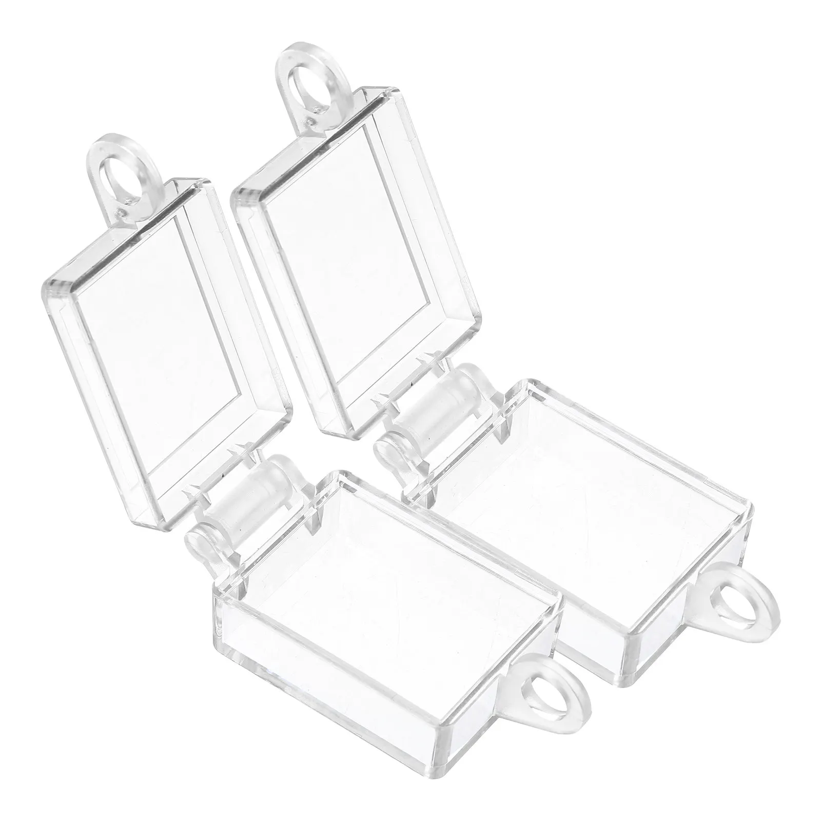 2Pcs Clear Rocker Switch Cover Transparent Toggle Button Guard for Marine Vessels Light Control Panels Reliable Long-Lasting