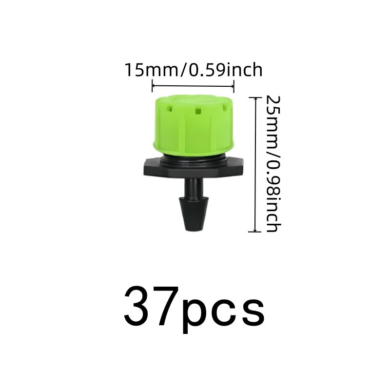 37 pcs Garden Drip Irrigation Heads with Independent Switch Valve, Multipurpose, Versatile, Practical