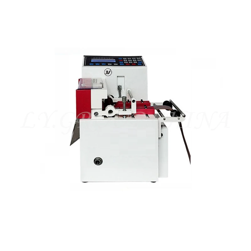 

LY-100 Automatic Wire Tube Sleeving Pipe Cutting Machine For Wire Cable Cutting Stripping Peeling Machines Max Cut Width 100MM