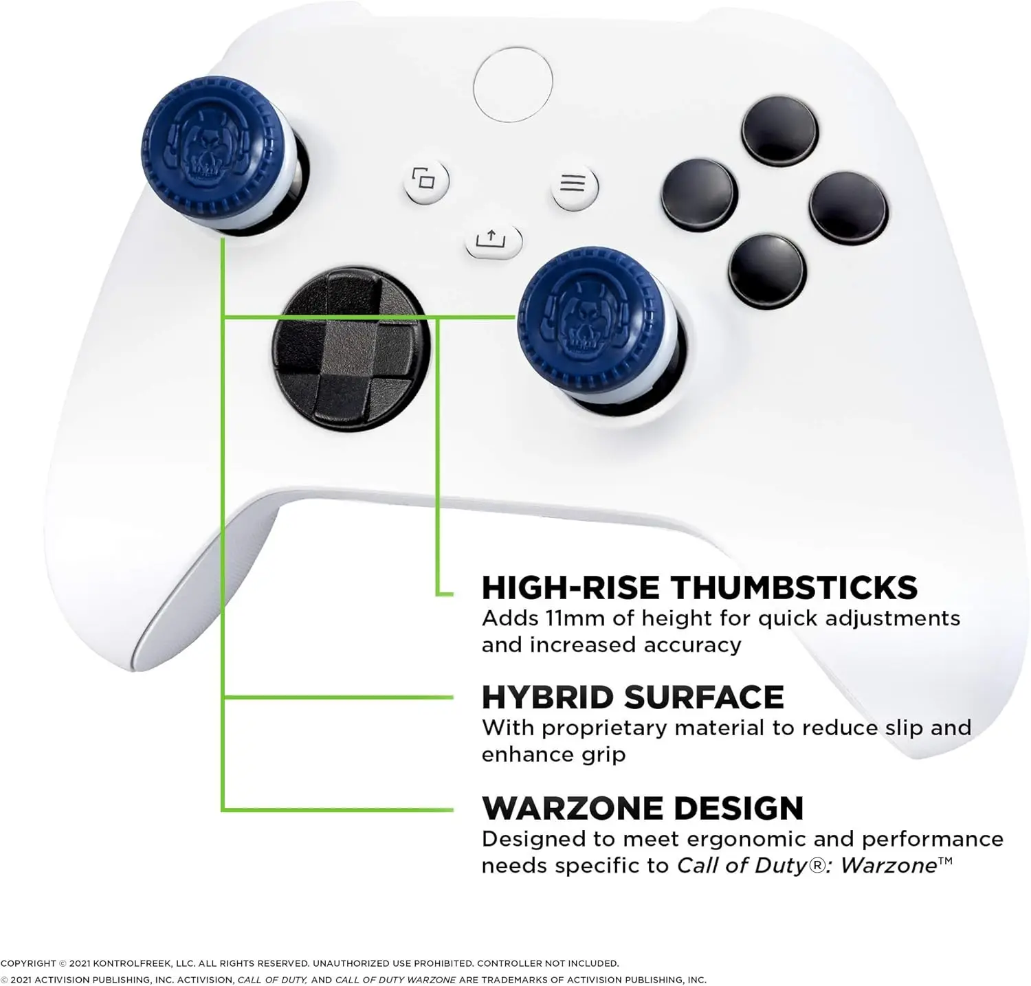 2Pcs Hand Grip Extender Caps für Xbox Serie Game Controller Gamepad Thumb-Stick Griffe High/Low Rise Abdeckungen für Xbox one/One S