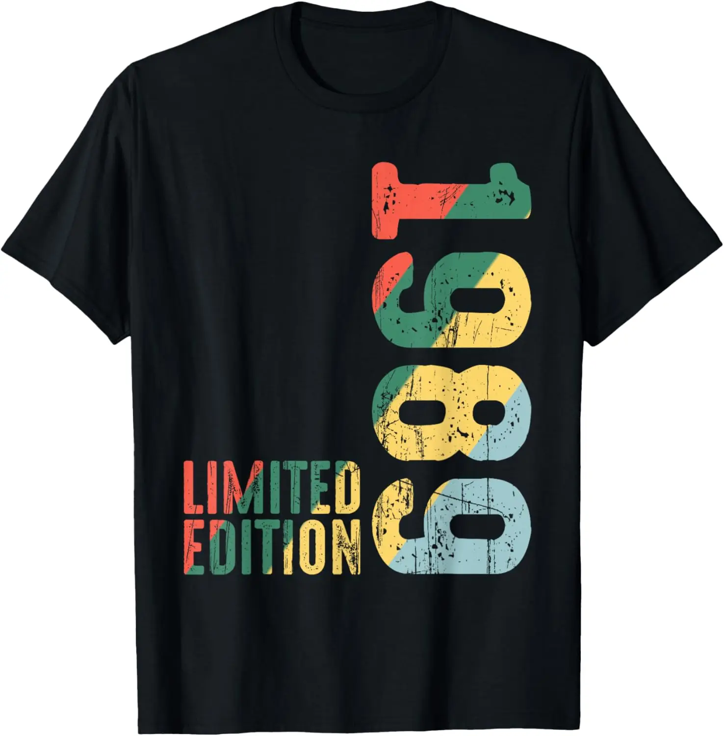 طبعة محدودة خمر ريترو سنة الميلاد 1989 تي شيرت عادية تي شيرت مخصص ملابس رجالي الشارع الشهير قمصان الشارع الشهير #4