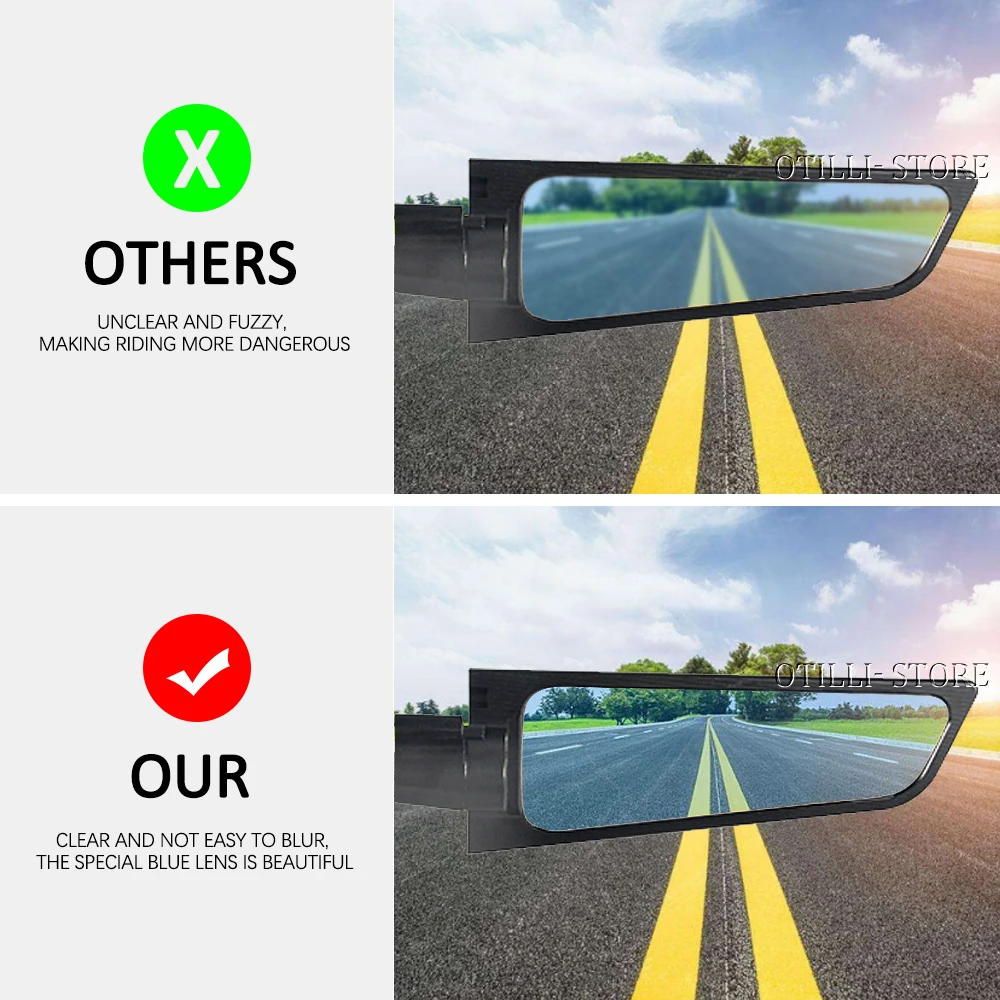 Neue Motorrad Zubehör Rearview Rückspiegel Glas Rückseite Spiegel Links Rechts 2021 2022 Für MV Agusta F3 800