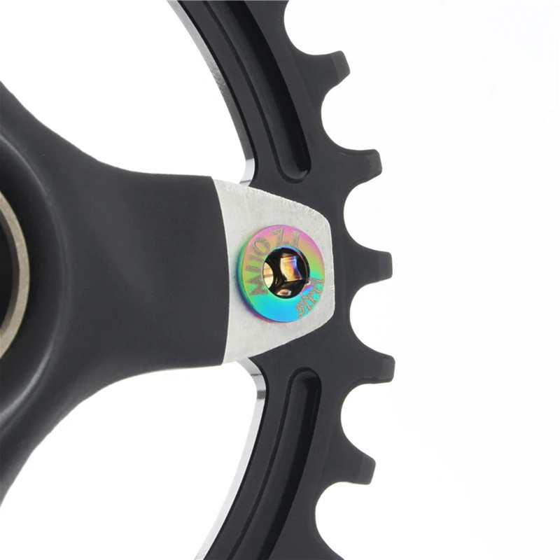 MUQZI 4/5 قطعة مسامير سلسلة الدراجة الجبلية كرانسيت مسامير ل واحدة مزدوجة الثلاثي سلسلة الدراجات كرنك أجزاء سبيكة #3