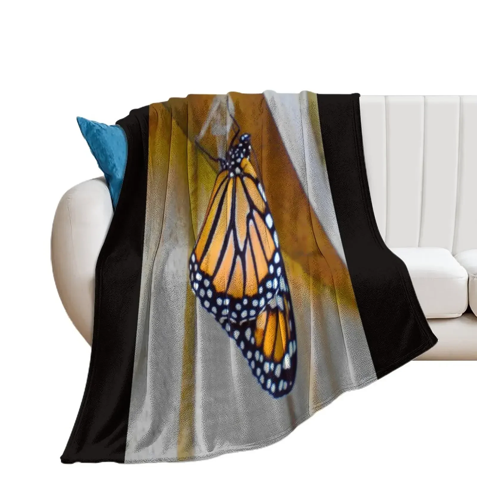 Monarch Butterfly Throw Blanket Sofa Kid'S Luxury Brand Blankets