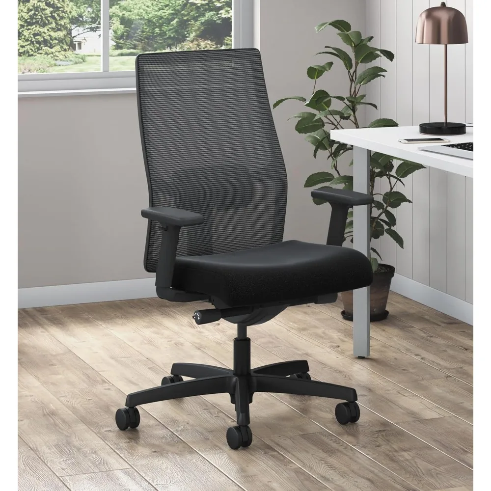 Ignition 2.0 Mid Back Task Chair, Advanced Synchro-tilt Control, Office Chair With Lumbar Support, Height And Width Adjustable