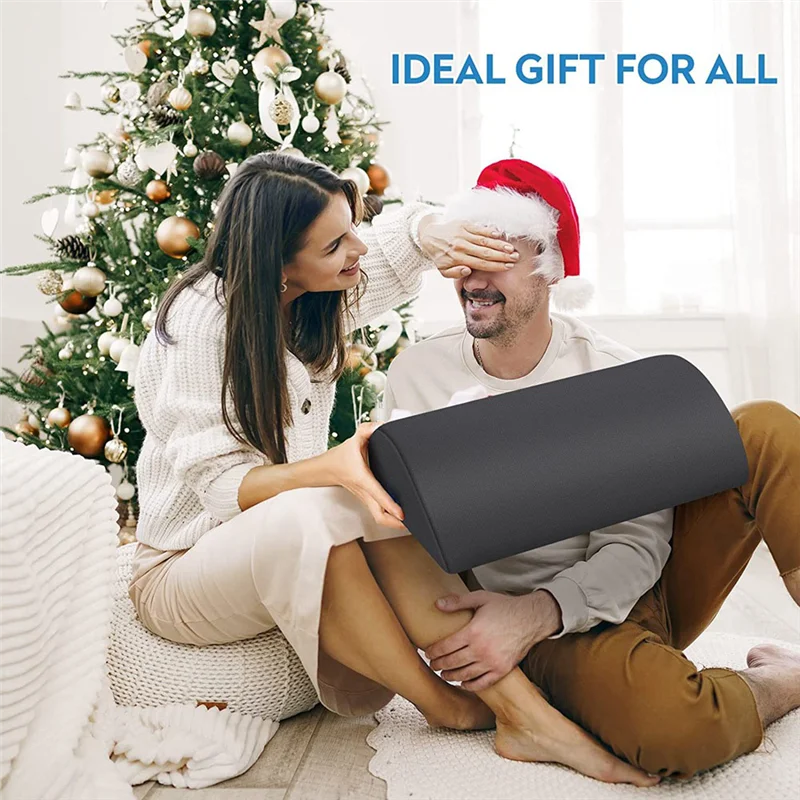 AY03-Ergonomisch ontwerp voetkruk voor onder bureau op het werk, voor vermoeidheid en pijnverlichting met traagschuim, antislipkraal