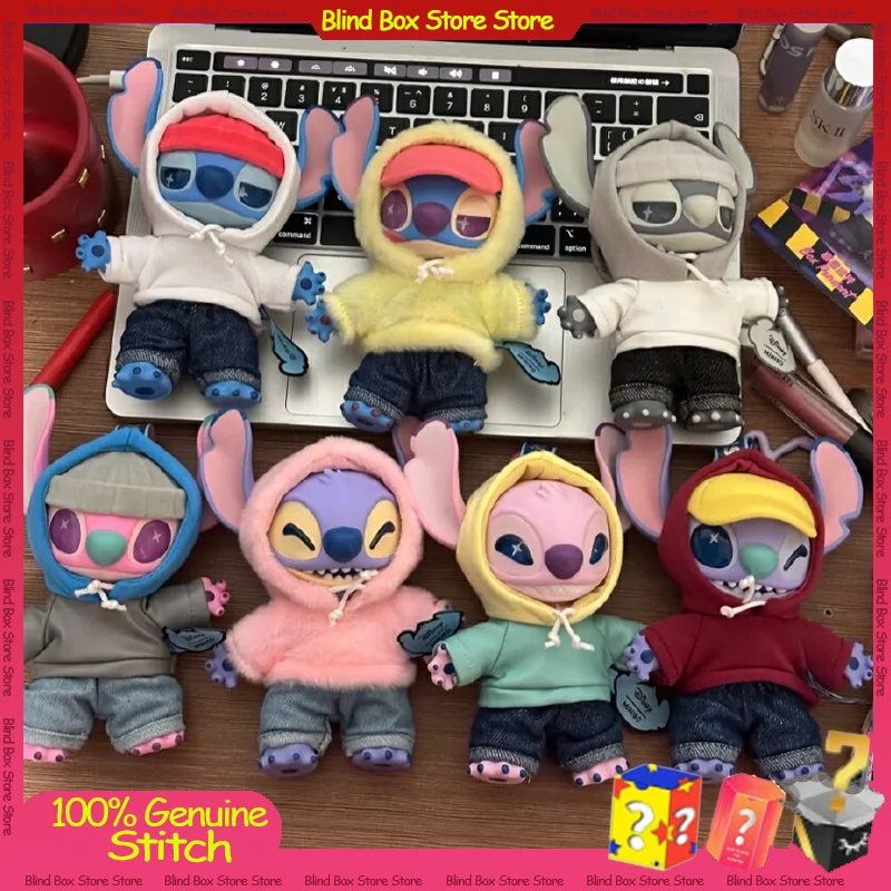 

Genuine Stitch Gen Z Series Vinyl Blind Box Kawaii Doll Trendy Desktop Articulated Toy Action Figure Collection Figurines Gift