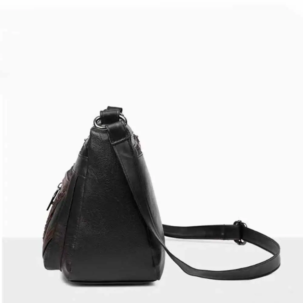 

Вместительная женская сумка через плечо из искусственной кожи, минималистичная, водонепроницаемая, винтажная, в стиле стритвир