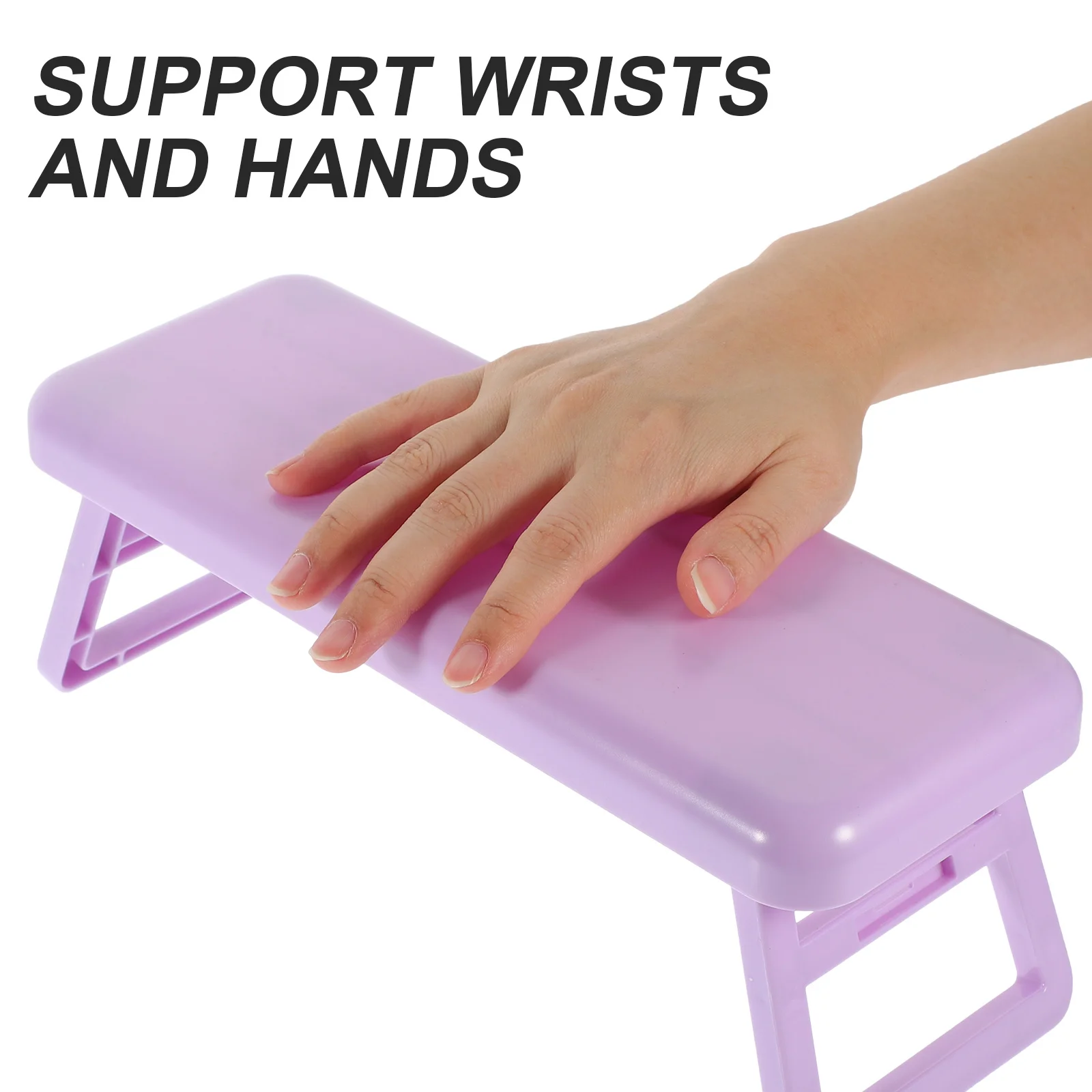 وسادة يد مانيكير قابلة للطي بتصميم مرتفع لفن الأظافر المريح وتمديد الرموش تستخدم مسند الذراع لصالونات الأظافر