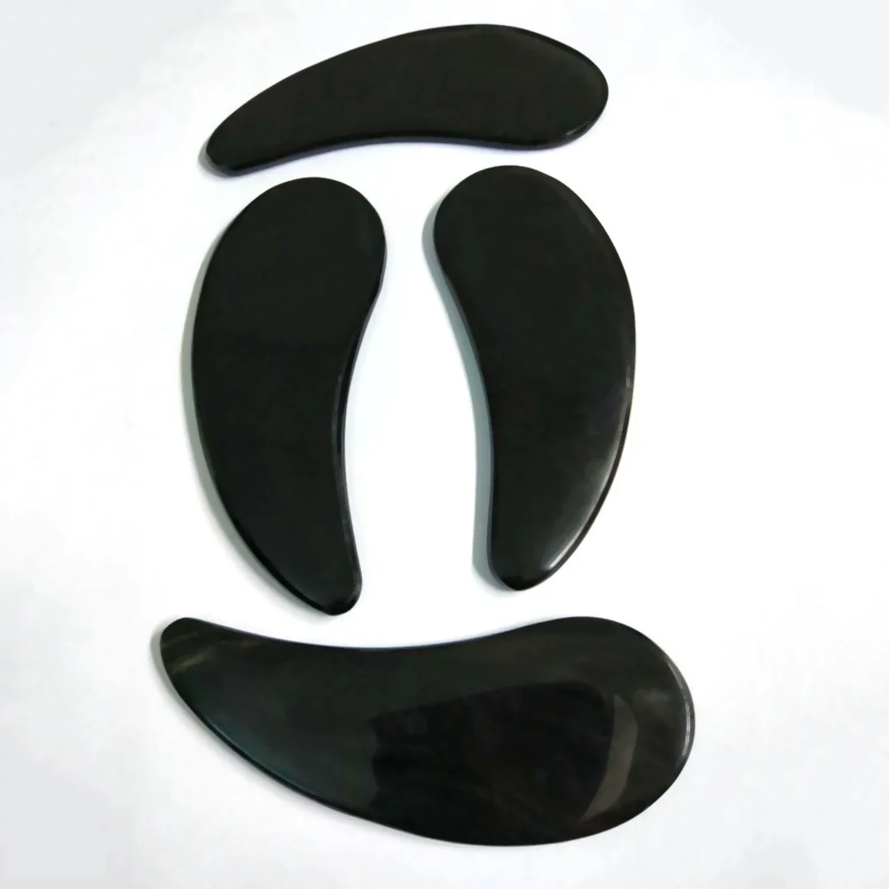 

Ceramic Bean Shape Scraping Board Thin Smooth Face Scraping Board Back Massager Essential Oil Massager Beauty Accessories Salon