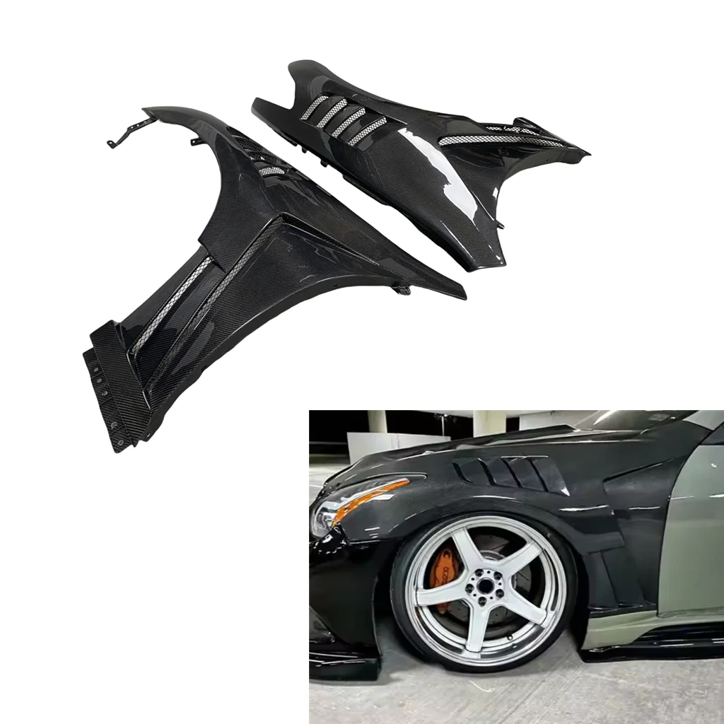

Carbon Fiber Fenders For Infiniti G37 Coupe/Sedan 2009-2015 Upgraded Lightweight Direct Fit G37 Carbon Fiber Fender