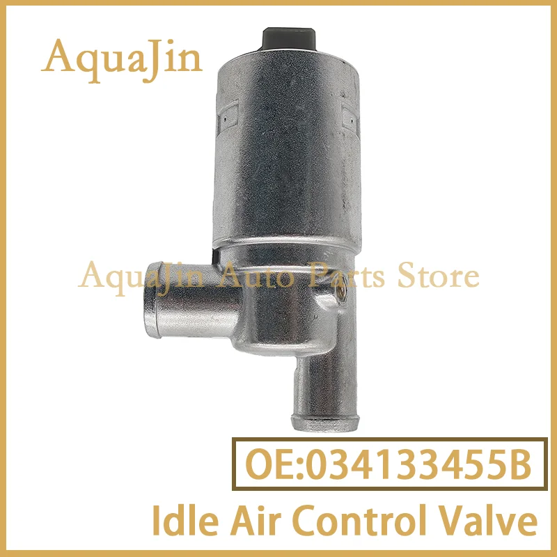034133455 B صمام التحكم في الهواء الخامل IAC IACV لسيارة VW Corrado Golf Passat Vento Audi 100 200 80 90 A6 S6 Cabriolet Coupe Quattro Car #1