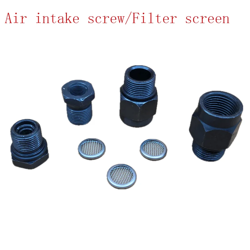 Big Small Air Gun Accessories Air Intake Screws Connection Nut Filter Screen Air Wrench Tool  Coarse Teeth Fine Teeth 1PC