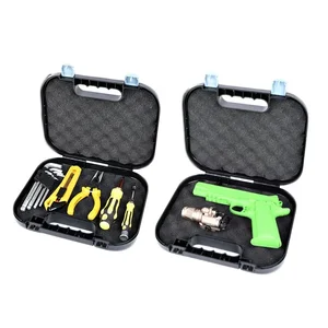 صندوق حقيبة تكتيكية لمسدس غلوك ، يد حمل آمنة ، ملحقات بندقية ، أدوات صيد ، صندوق تخزين آمن ، حقيبة صلبة محمولة أفضل 8 صناديق مبيعات للبندقية مع خزنة - رقم 1