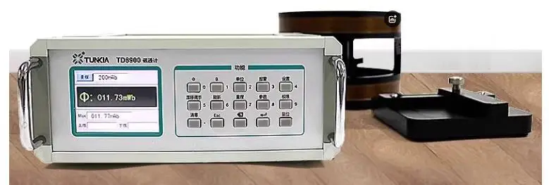 Hot sale TD8900 high-precision flux measuring instrument  magnetic flux of a space magnetic field or  magnet coils 0-2 Wb