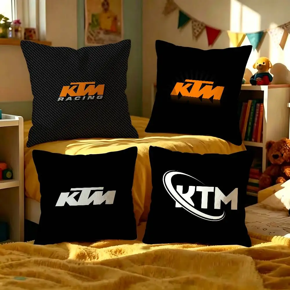 Brand K-Ktm Logo Cushion Cover Inches Farmhouse Decor Home Throw Pillow Covers for Couch Decorations