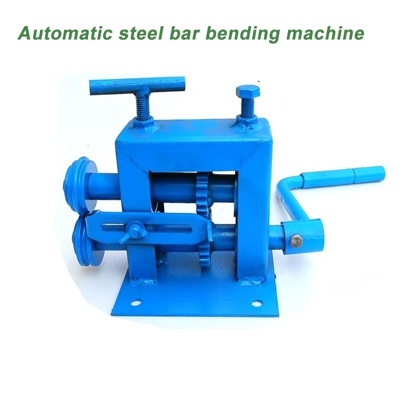 Round Rolling Machine Manual Small White Iron Sheet Edge Pressing Machine Automatic Insulation Steel Bar Bending