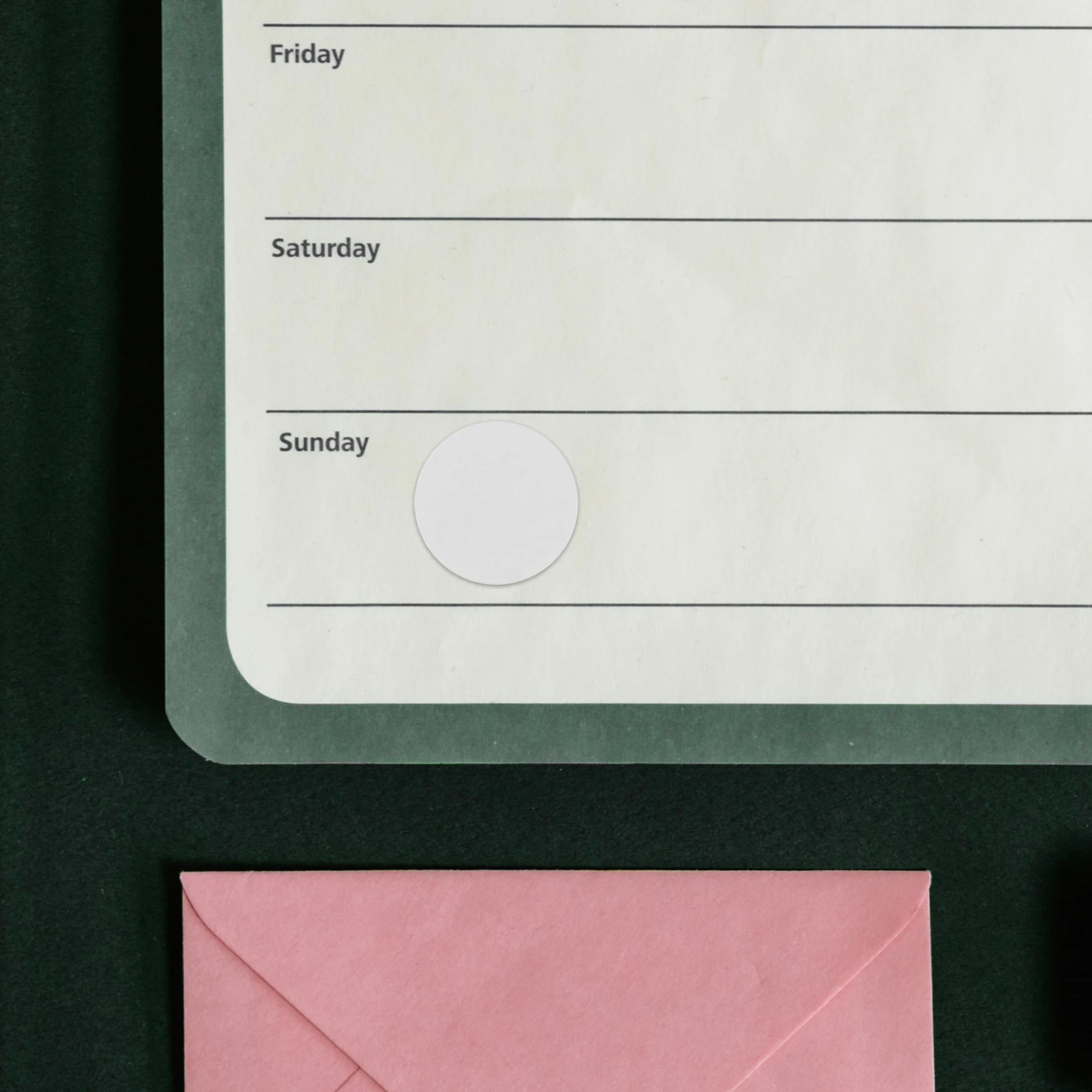 ملصقات ملصقات مستديرة منقطة مقاومة للماء 13 مللي متر التصاق قوي سهلة التقشير لمكتب المنزل متجر الفصول الدراسية 2 لفات ملصقات لاصقة #3