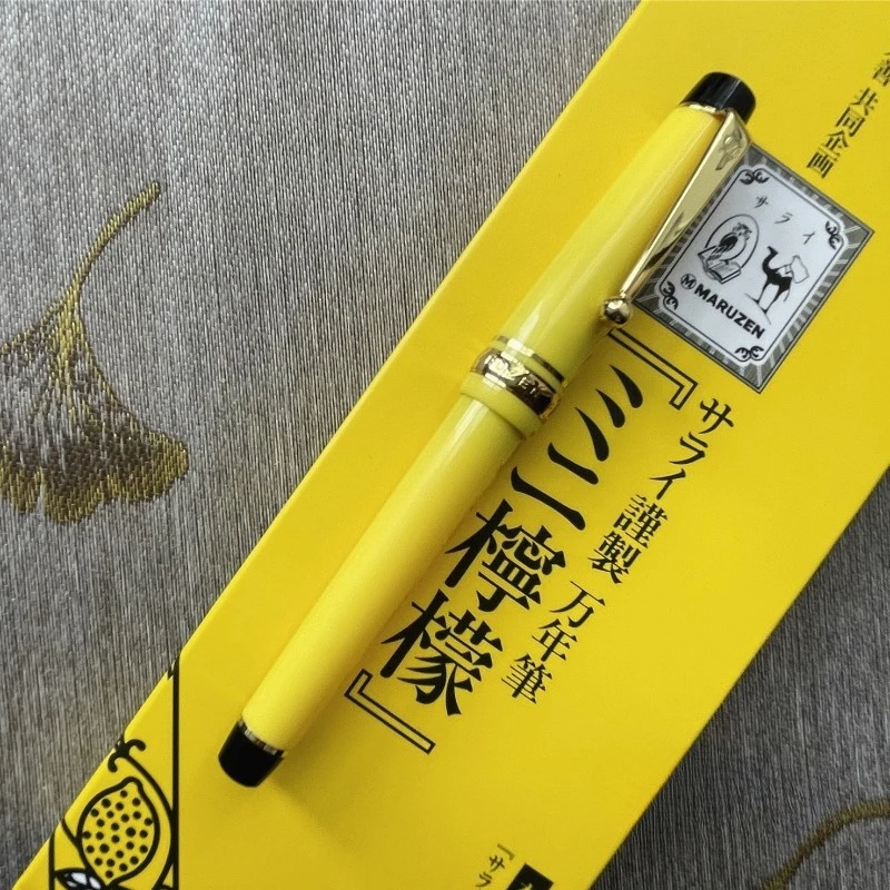 wanshan-limited-penna-stilografica-al-limone-resina-di-alta-qualita-f-05mm-penna-a-inchiostro-tascabile-mini-materiale-scolastico-di-cancelleria-penna-per-calligrafia