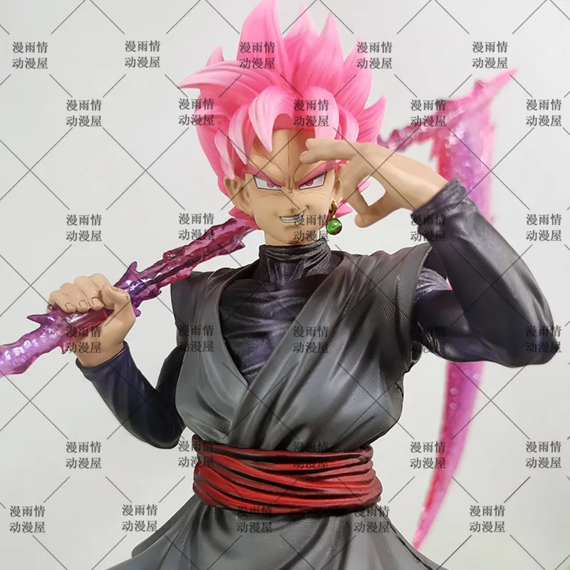 

Manyuqing Dragon Ball Super Saiyan Rose Goku Black Action Figure Collectible Statue Anime Merchandise Home Decoration Men Gift