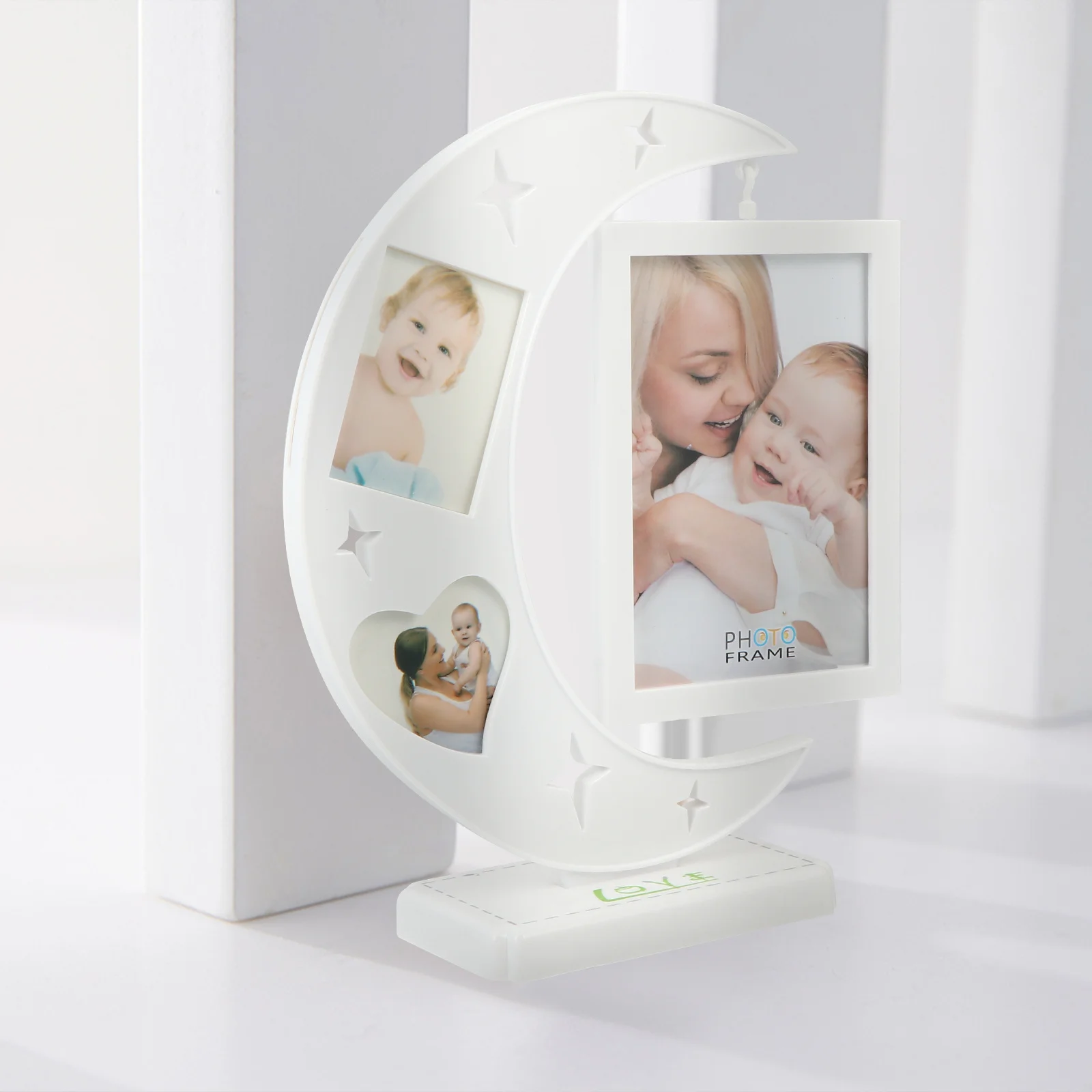 

Moon Star Photo Holder Siamese Chic Desktop Picture Frame Table Photo Frame Room Ornament Chic Desk Picture Holder