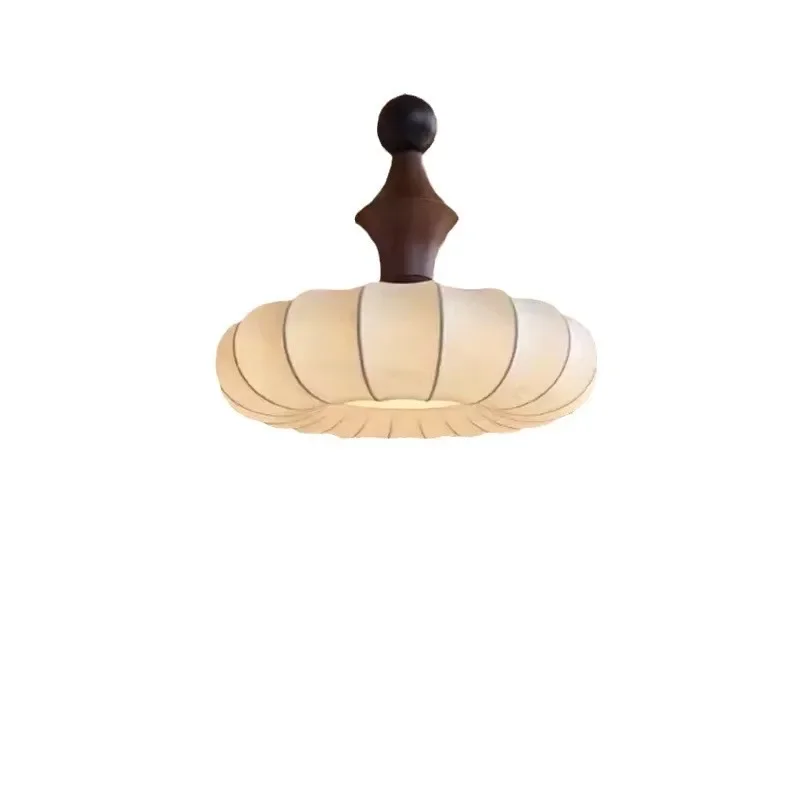 

French medieval style living room silk chandelier retro bedroom