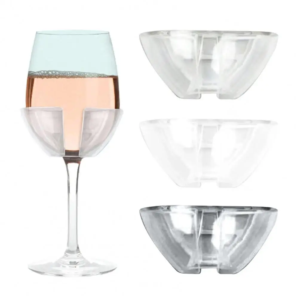 Wall Hanging Wine Glass Holder for Red Wine Cups Spill-Proof Design Traceless Adhesive Stylish Bathroom Organizer