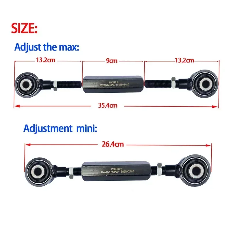 BV615K743AA 98AG5K743AF Rear Suspension Tie Bar Link Arm for Ford Focus Mk2 MK3 2005-2014 Ford KUGA MK2 2013-2019