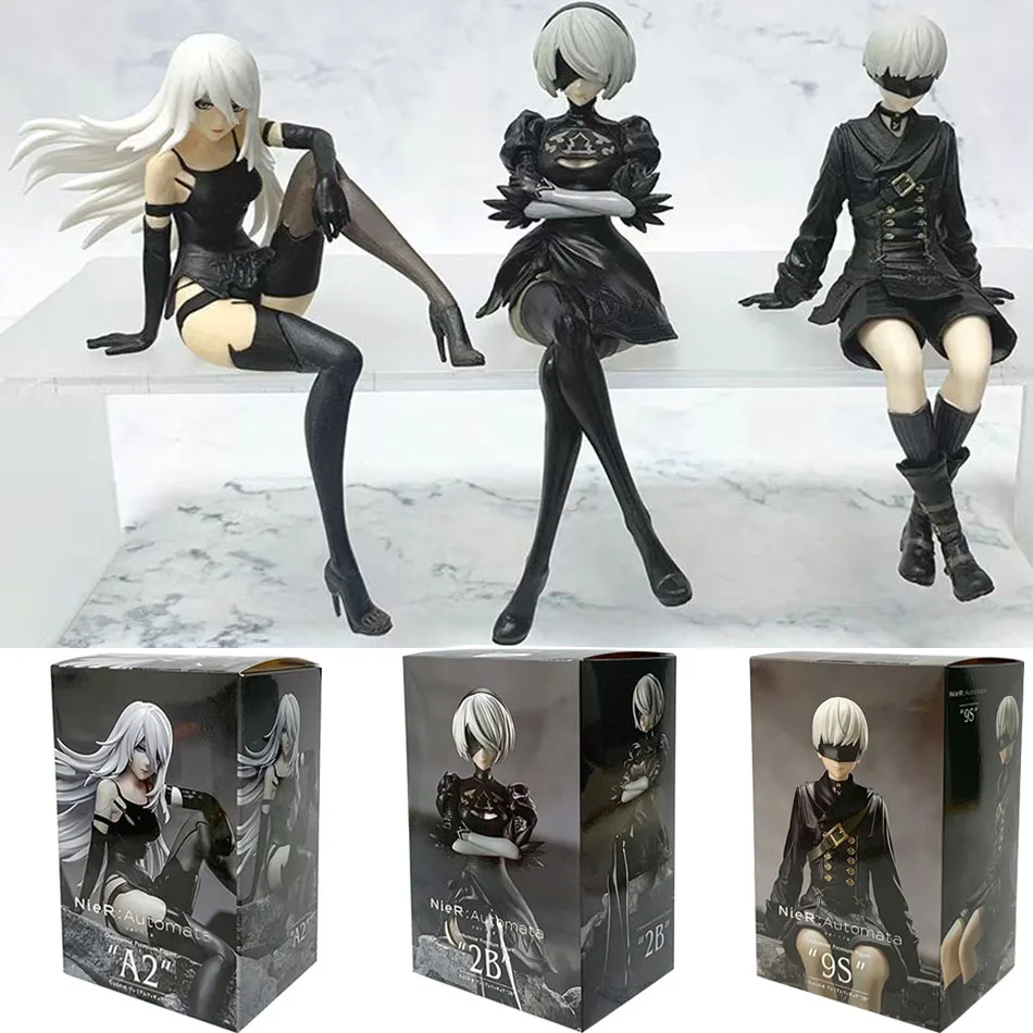 

NieR:Automata 2B Anime Girl Figure NieR YoRHa No.2 Type B Action Figure Automata Ver1.1a 9S/A2 Figurine Sexy Model Doll Toy Gift