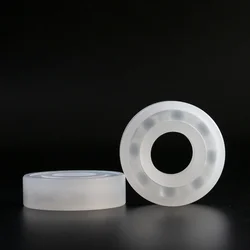 2pcs 603 604 605 606 607 608 609 PP Plastic Bearing Polypropy Corrosion Resistant Non-magnetic Insulation
