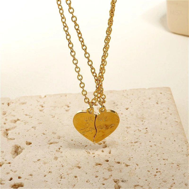 Cienki naszyjnik ze stali nier – Magnetic Couple Matching Necklaces recenzja i cena