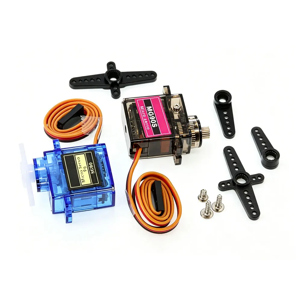 SG90 MG90S 9g 180-360 Mini Micro Servo DC Motor Smart Electronics for Arduino Robots RC 250 450 Helicopter Airplane Car Boat DIY