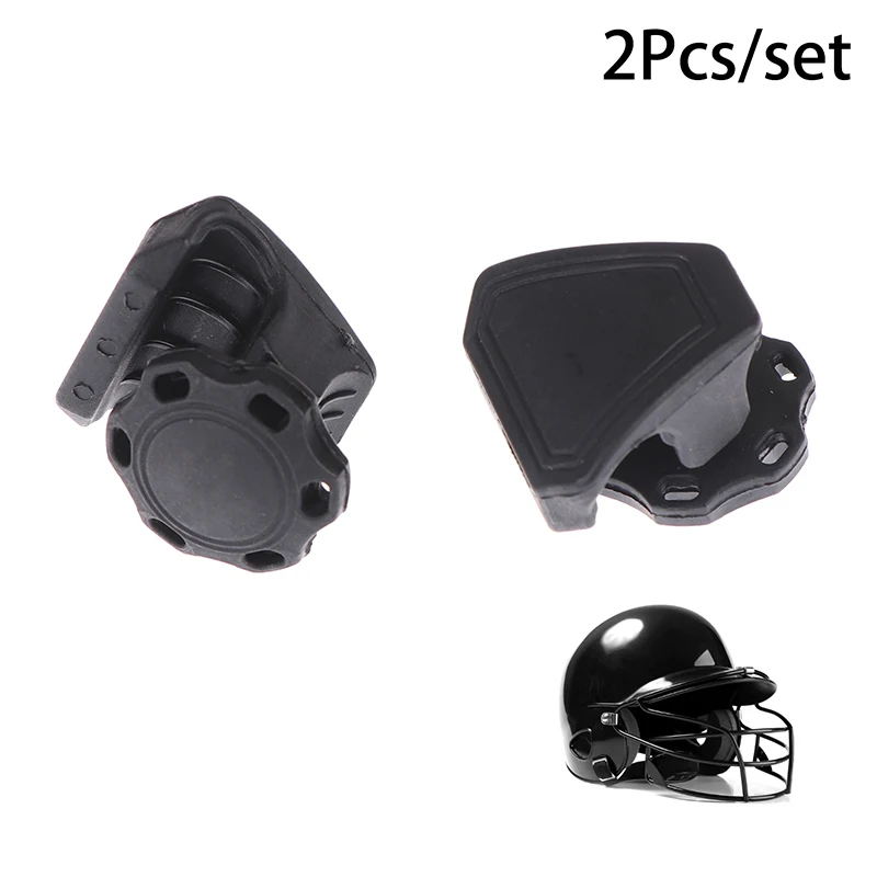 

2Pcs/set Rugby Quick Clips Accessories Football Helmet Visor Black Gold Eye Shield Quick Release Clip Replacement Clips Kits Adu
