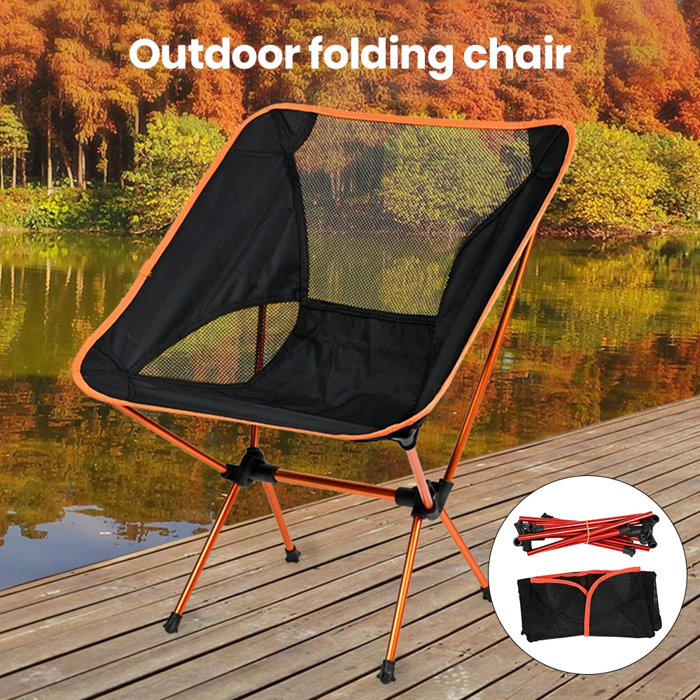 

Travel Ultralight Folding Chair Detachable Portable Folding Moon Chair Outdoor Camping Chair Ultralight Picnic Seat Tools