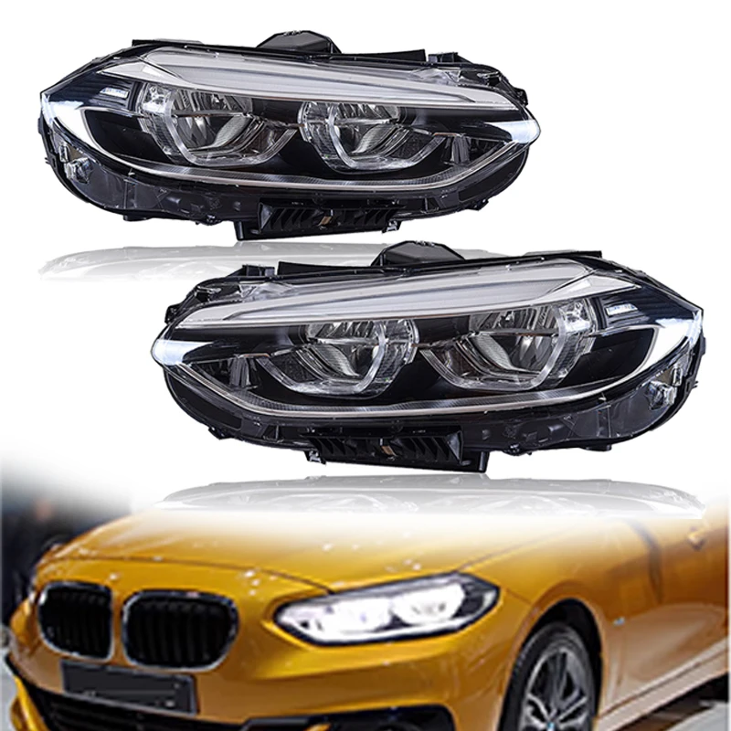 Car Headlights Assembly Head Lamp LED Daytime Running Lights For Bmw 1 Series F52 2016-2020 Dynamic Streamer Turn Signal