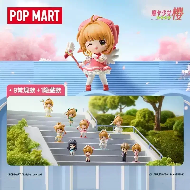 Caja Sorpresa de Muñecas Kawaii de la Serie Cardcaptor Sakura de POP MART - Figura de Anime, Linda Bolsa Sorpresa, Modelo para el Hogar, Regalo para Niñas