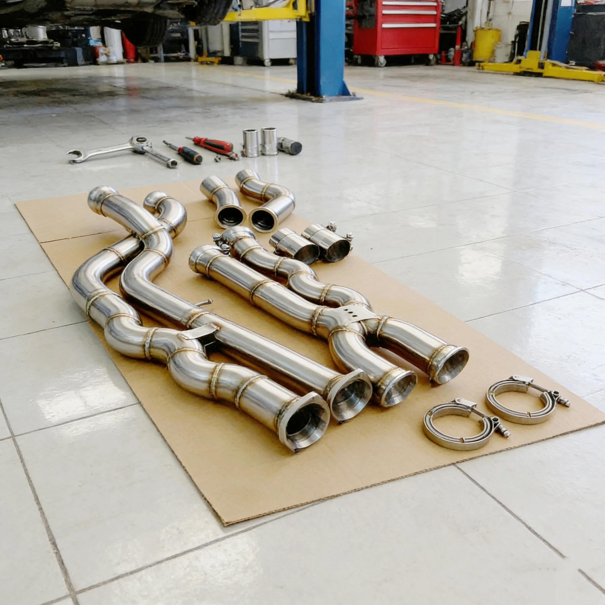 

Equal Length Exhaust Stainless Steel Exhaust middle pipe Racing sound for BMW M2C M2 Competition S55 F87 3.0T 2018-2021