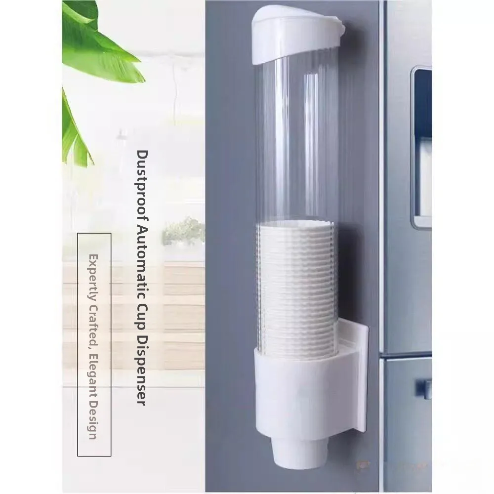 

Plastic Cup Holder Paper Cup Dispenser Disposable Cup Taker Home Water Dispenser Insertion Type Installation Cup Rack
