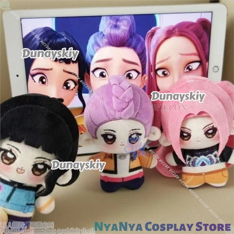 Huntrix Saja Boys ssiJinu Abby Baby Mystery Romance Kpop Rumi Zoey Mira SODA POP Demon Cosplay 12cm Nunu muñeco de peluche peludo
