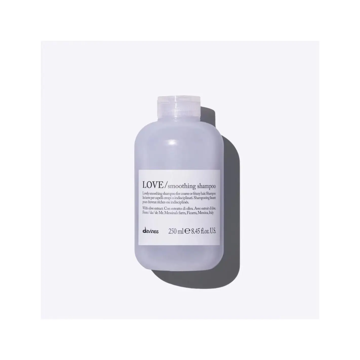 Davines Love Smoothing Shampoo Shine-Elasticity-Anti Frizz