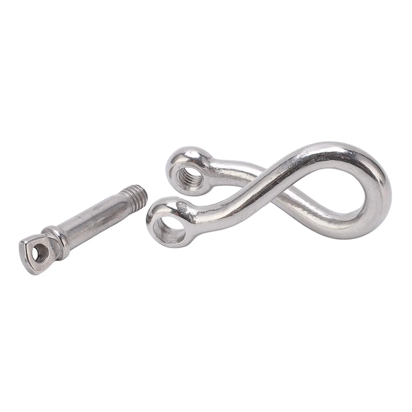 Marine Grade Stainless Steel 8mm Boat Anchor Shackle (M8) Twisted Design