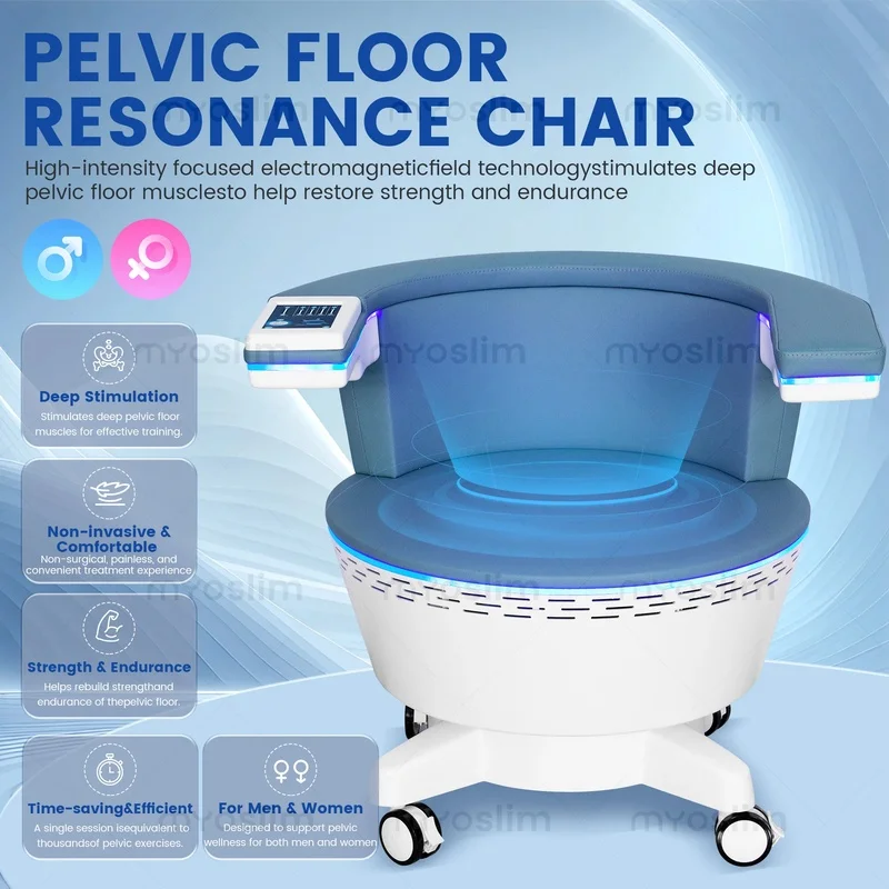 EMS Pelvic Floor Muscle Training Chair - Personal Muscle Stimulator for Urinary Incontinence Treatment Home Health Care Equipmen